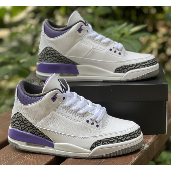 Air Jordan 3 Retro Dark Iris 2022 Sneaker   CT8532-105 - DopestKickz