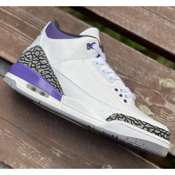 Air Jordan 3 Retro Dark Iris 2022 Sneaker   CT8532-105 - DopestKickz