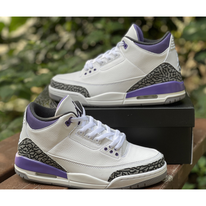Air Jordan 3 Retro Dark Iris 2022 Sneaker   CT8532-105 - DopestKickz