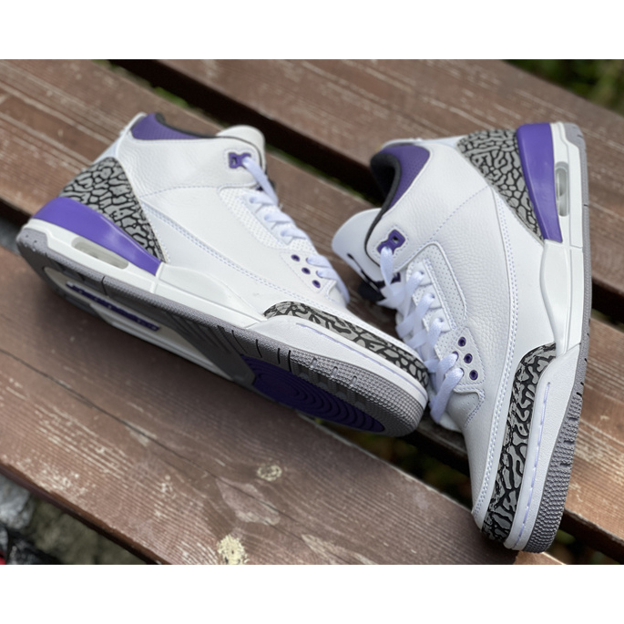 Air Jordan 3 Retro Dark Iris 2022 Sneaker   CT8532-105 - DopestKickz
