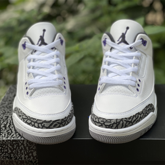 Air Jordan 3 Retro Dark Iris 2022 Sneaker   CT8532-105 - DopestKickz
