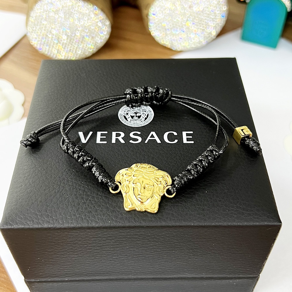 Versace Medusa Woven Bracelet - DopestKickz