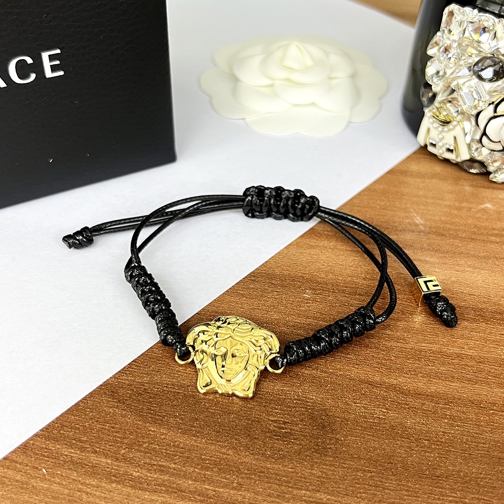 Versace Medusa Woven Bracelet - DopestKickz