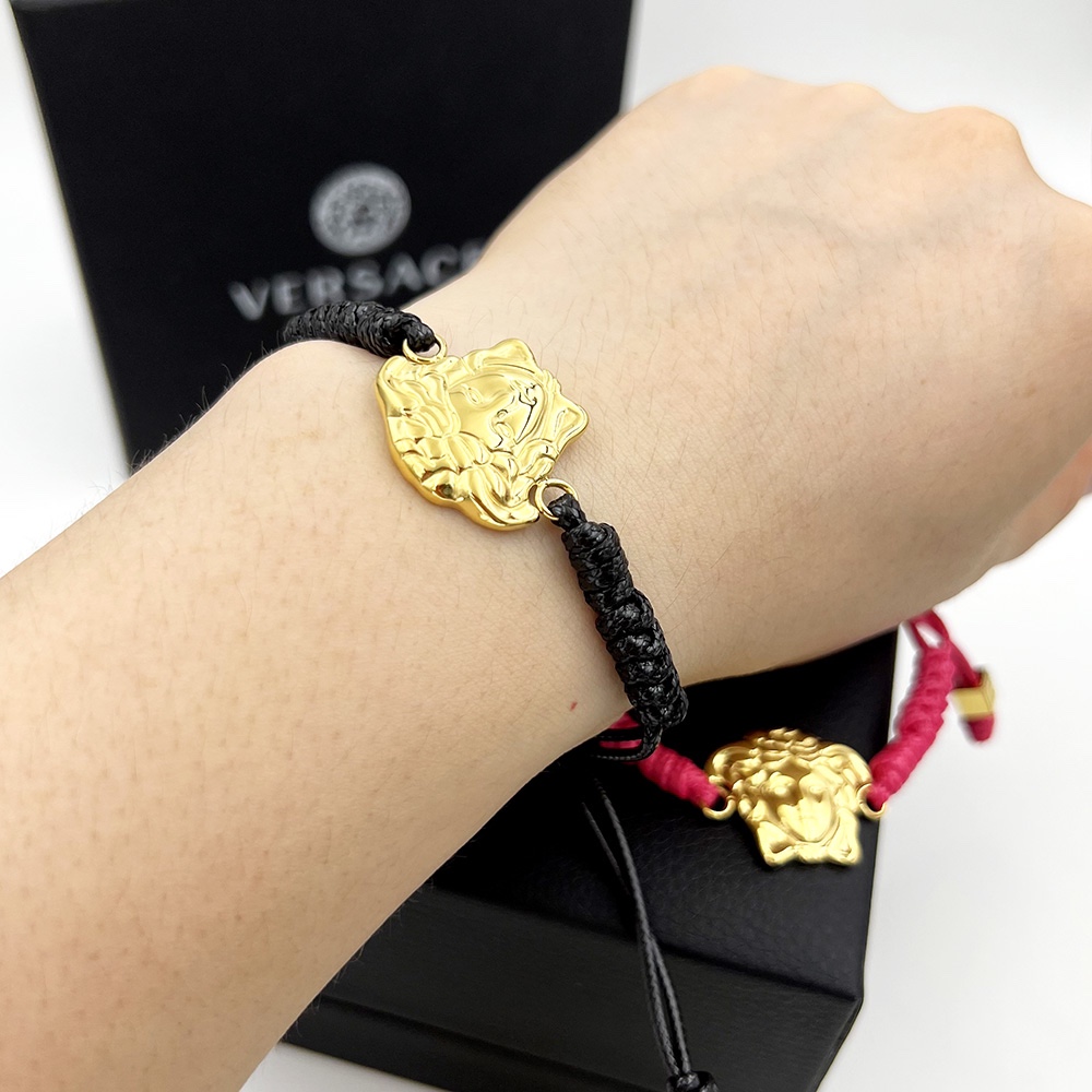 Versace Medusa Woven Bracelet - DopestKickz