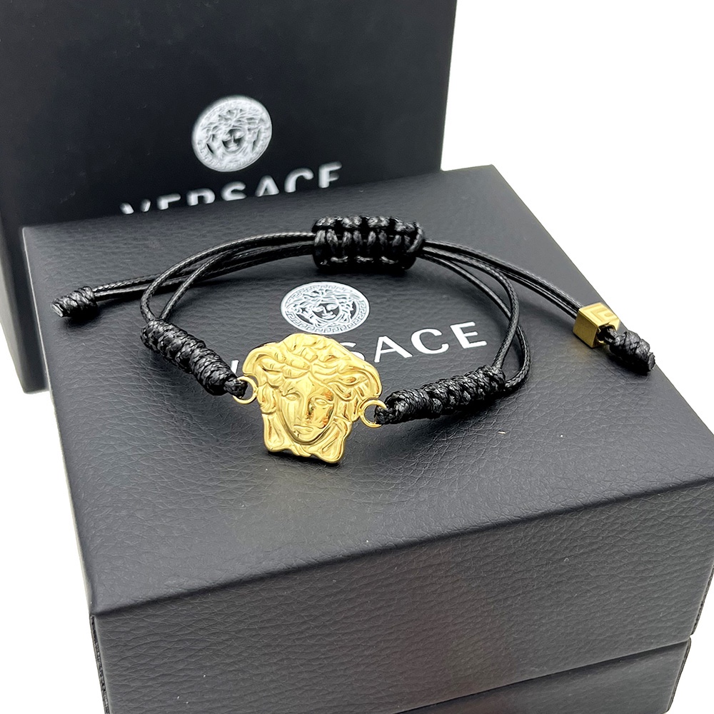 Versace Medusa Woven Bracelet - DopestKickz