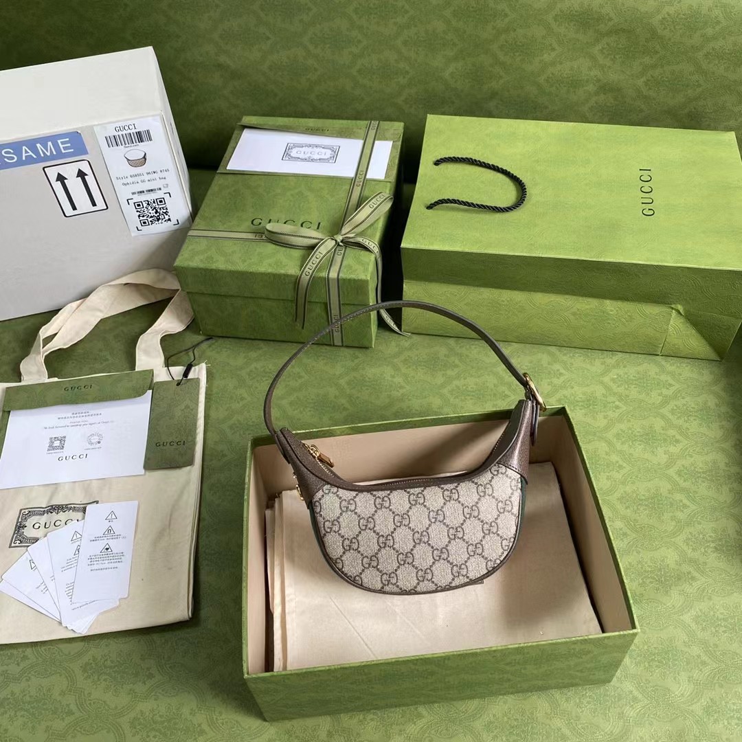 Gucci Ophidia GG Mini Bag(20-15-5cm)  658551 - DopestKickz