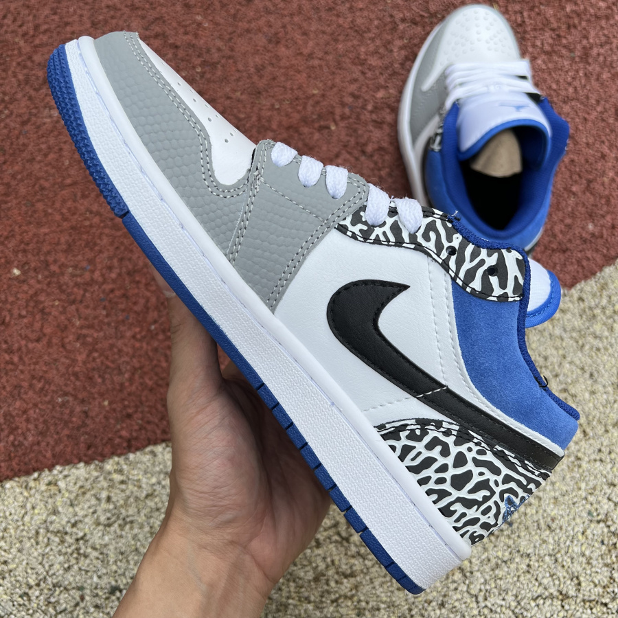 Air Jordan 1 Low AJ1 True Blue  Sneaker  DM1199-140 - DopestKickz