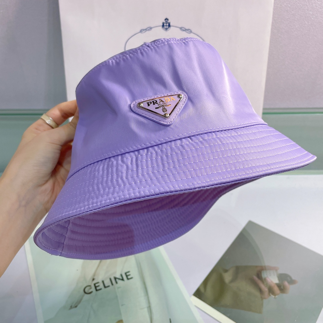 Prada Canvas Bucket Hat - DopestKickz