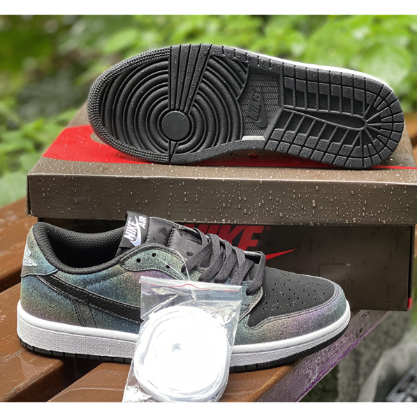 Travis Scott x Fragment x Air Jordan 1 Low'Military Blue'Sneaker   DM7866-199 - DopestKickz