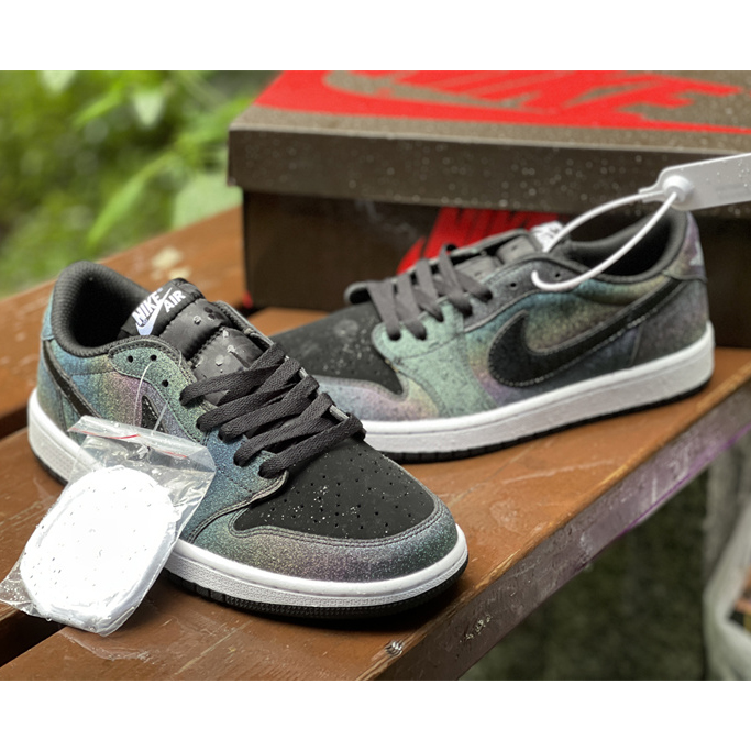 Travis Scott x Fragment x Air Jordan 1 Low'Military Blue'Sneaker   DM7866-199 - DopestKickz