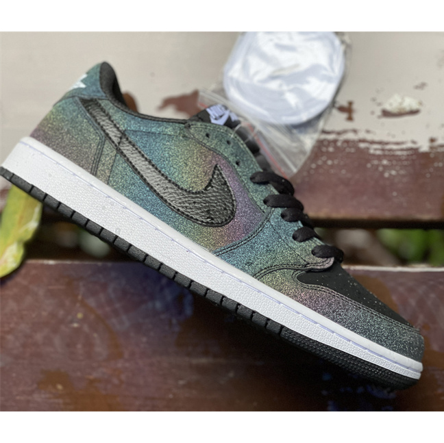 Travis Scott x Fragment x Air Jordan 1 Low'Military Blue'Sneaker   DM7866-199 - DopestKickz