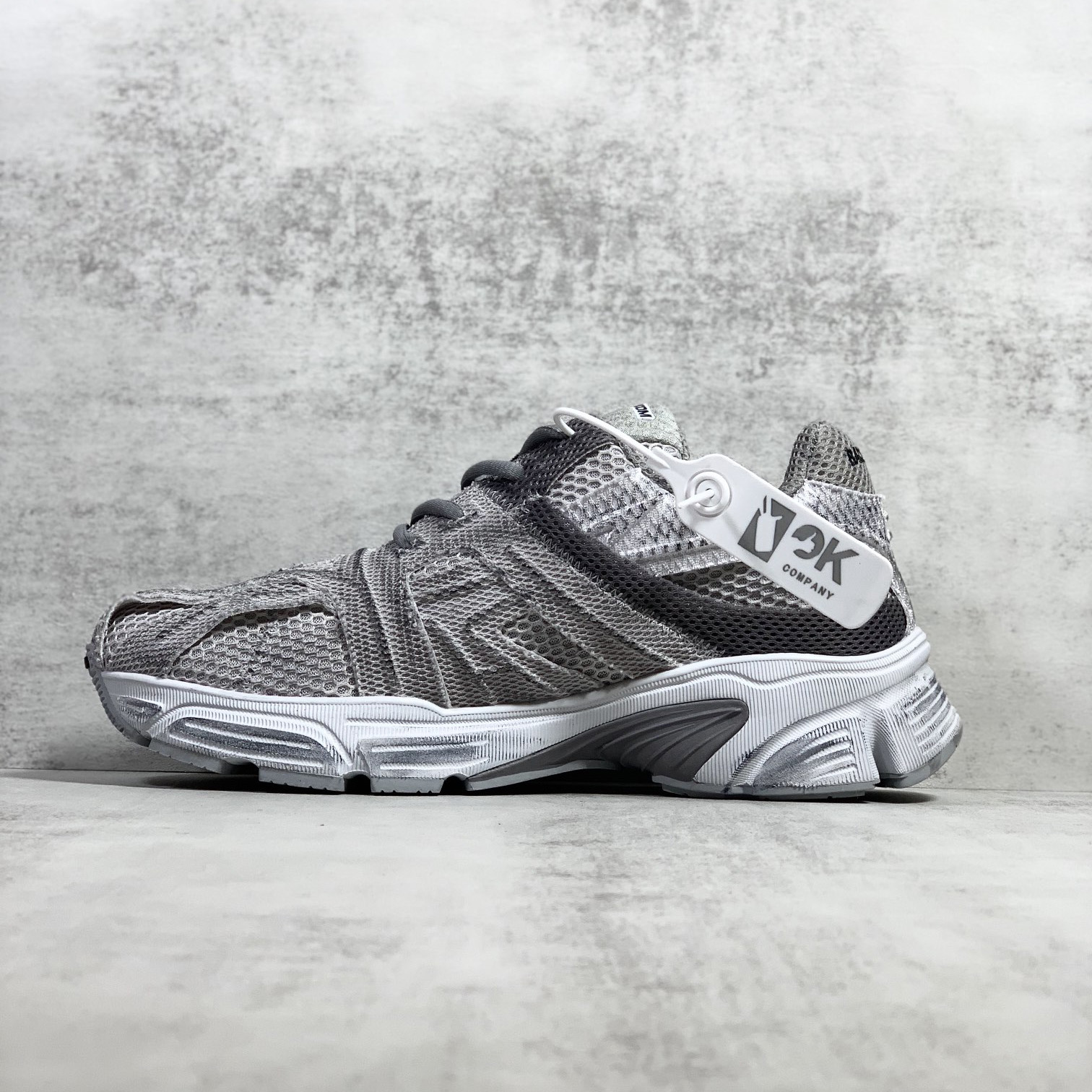Balenciaga Men's Phantom Sneaker Washed In Grey - DopestKickz