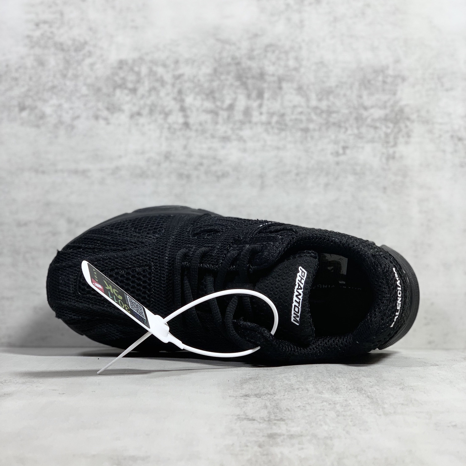 Balenciaga Men's Phantom Sneaker Washed In Black - DopestKickz