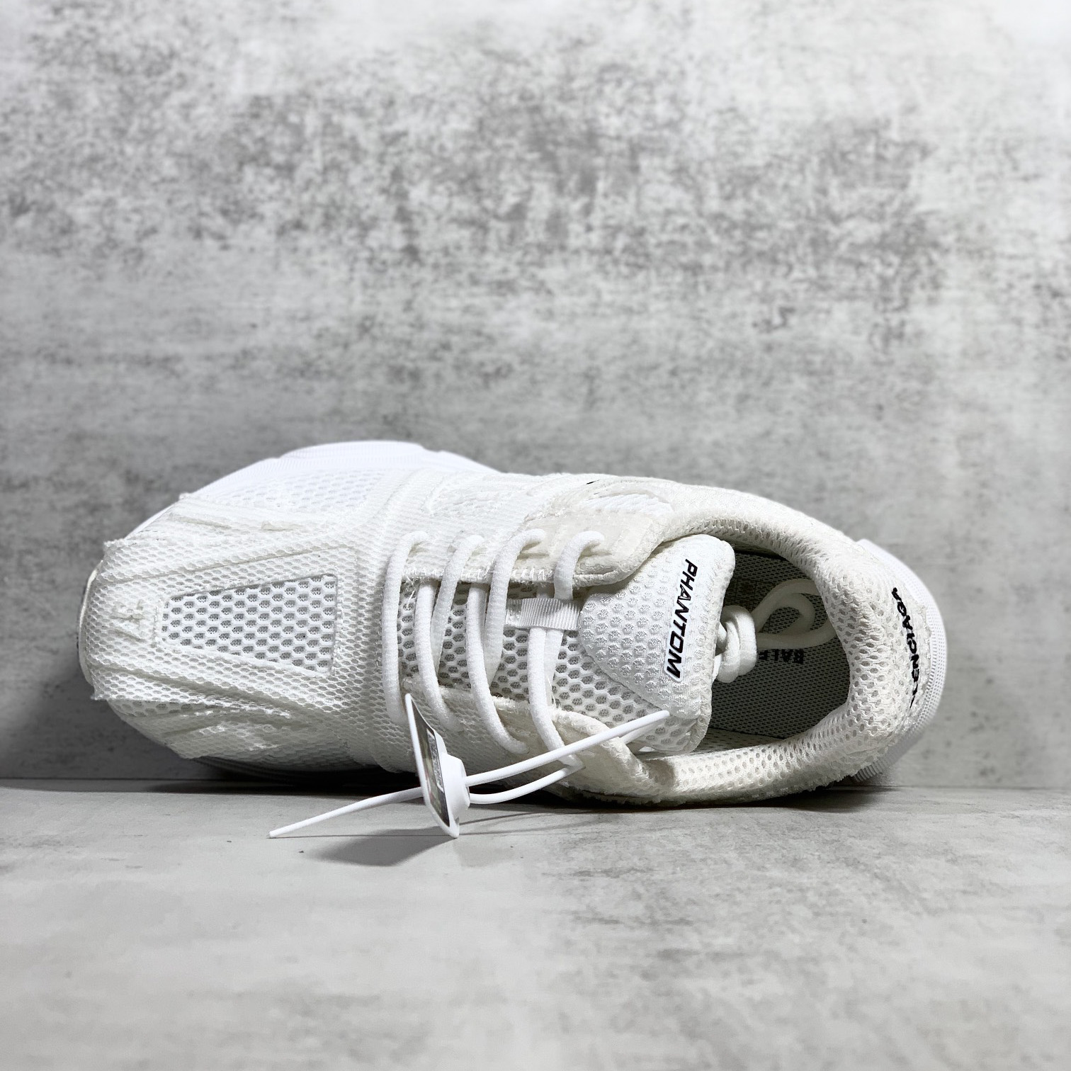 Balenciaga Men's Phantom Sneaker Washed In White - DopestKickz