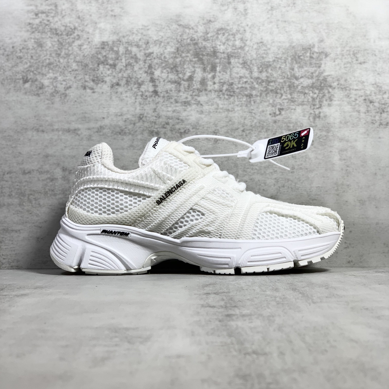 Balenciaga Men's Phantom Sneaker Washed In White - DopestKickz
