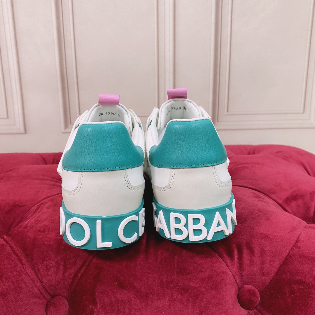 Dolce & Gabbana Mixed-Material Custom 2.Zero Sneakers - DopestKickz