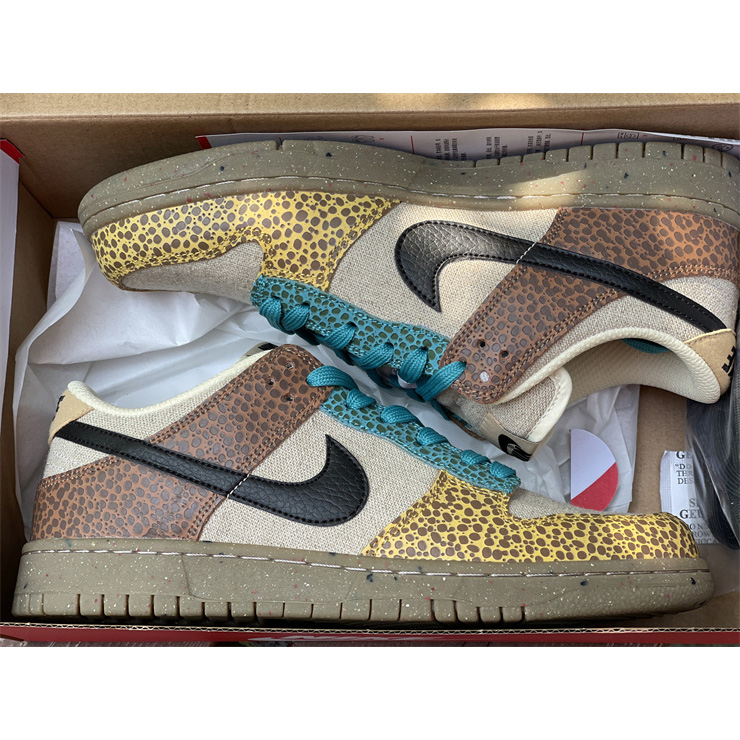 Nike Dunk Low ''Safari'' Sneaker    DX2654-200  - DopestKickz