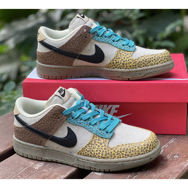 Nike Dunk Low ''Safari'' Sneaker    DX2654-200  - DopestKickz