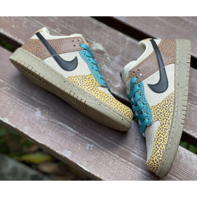 Nike Dunk Low ''Safari'' Sneaker    DX2654-200  - DopestKickz