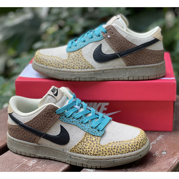 Nike Dunk Low ''Safari'' Sneaker    DX2654-200  - DopestKickz