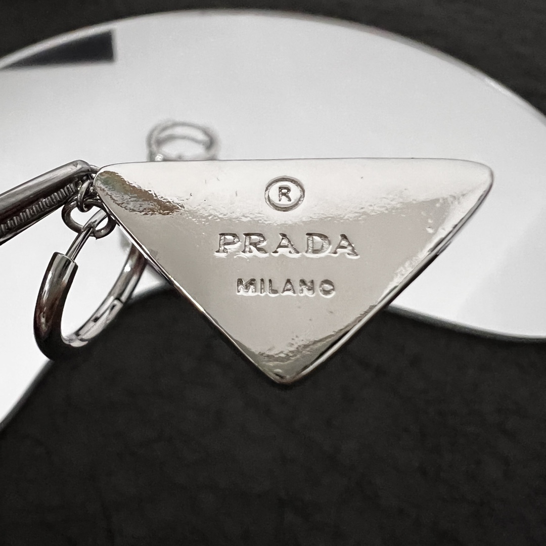 Prada Stone Jewels Pendant Earring - DopestKickz