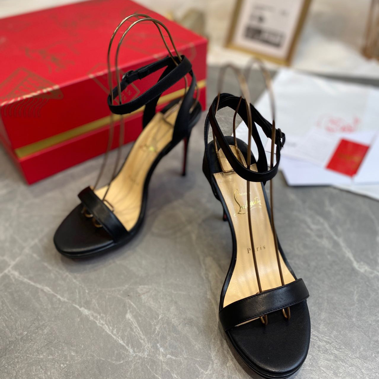 Christian Louboutin High Heeled Sandals(10cm) - DopestKickz