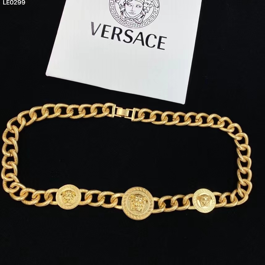 Versace Medusa Necklace - DopestKickz