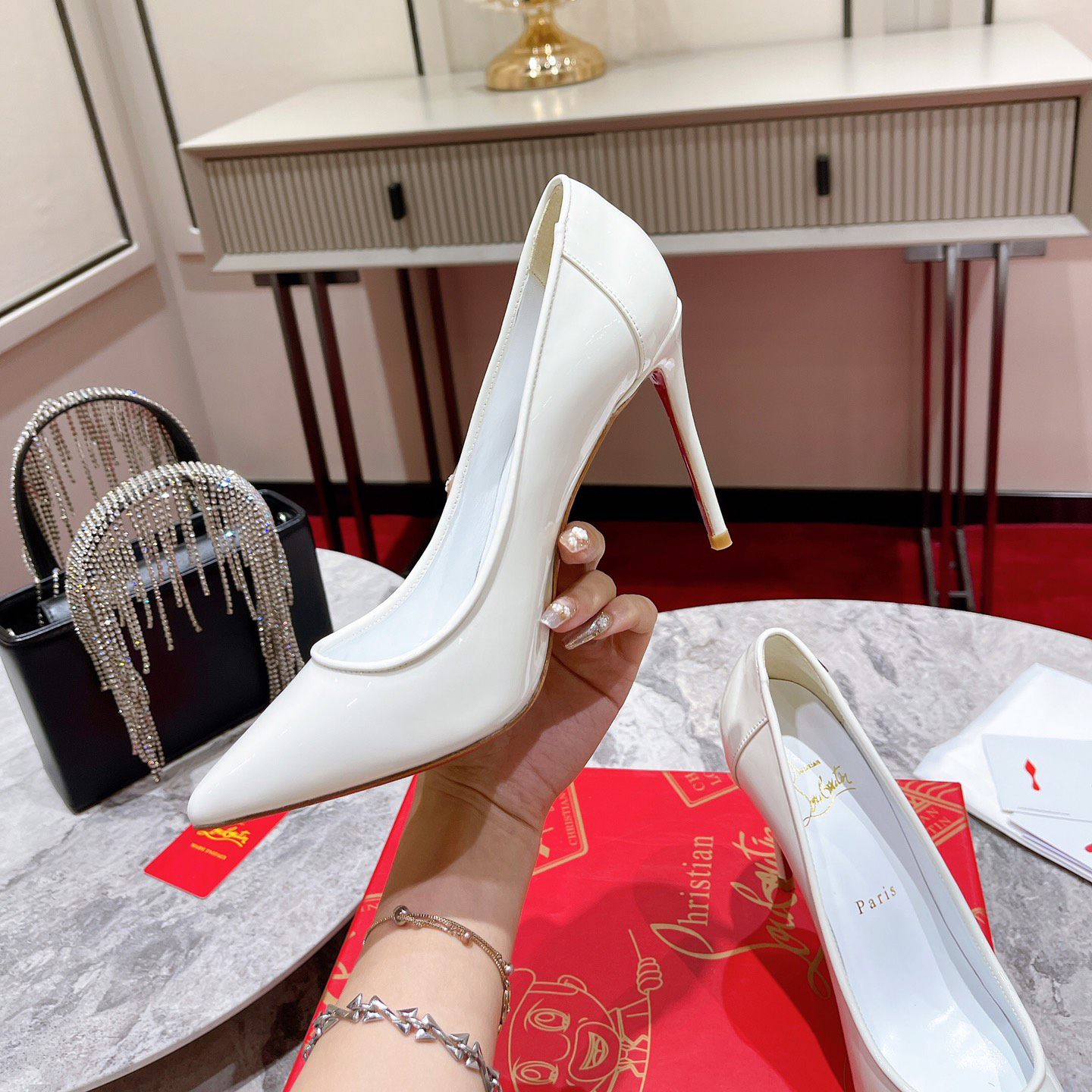 Christian Louboutin Sporty Kate Pump  85mm - DopestKickz