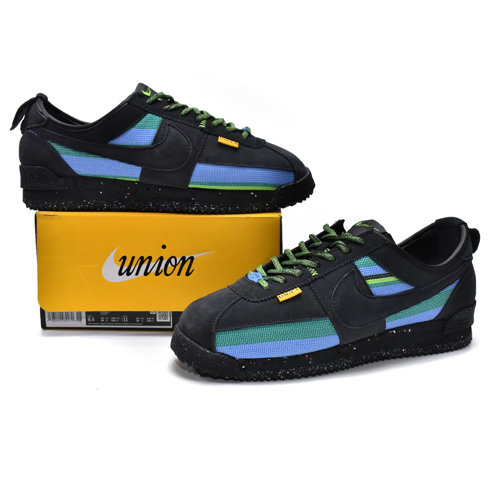 Union LA x Nike Cortez Off-Noir Sneaker   DR1413-001 - DopestKickz