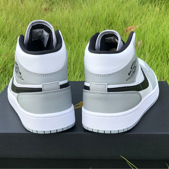 Air Jordan 1 Mid “Light Smoke Grey” Sneaker - DopestKickz
