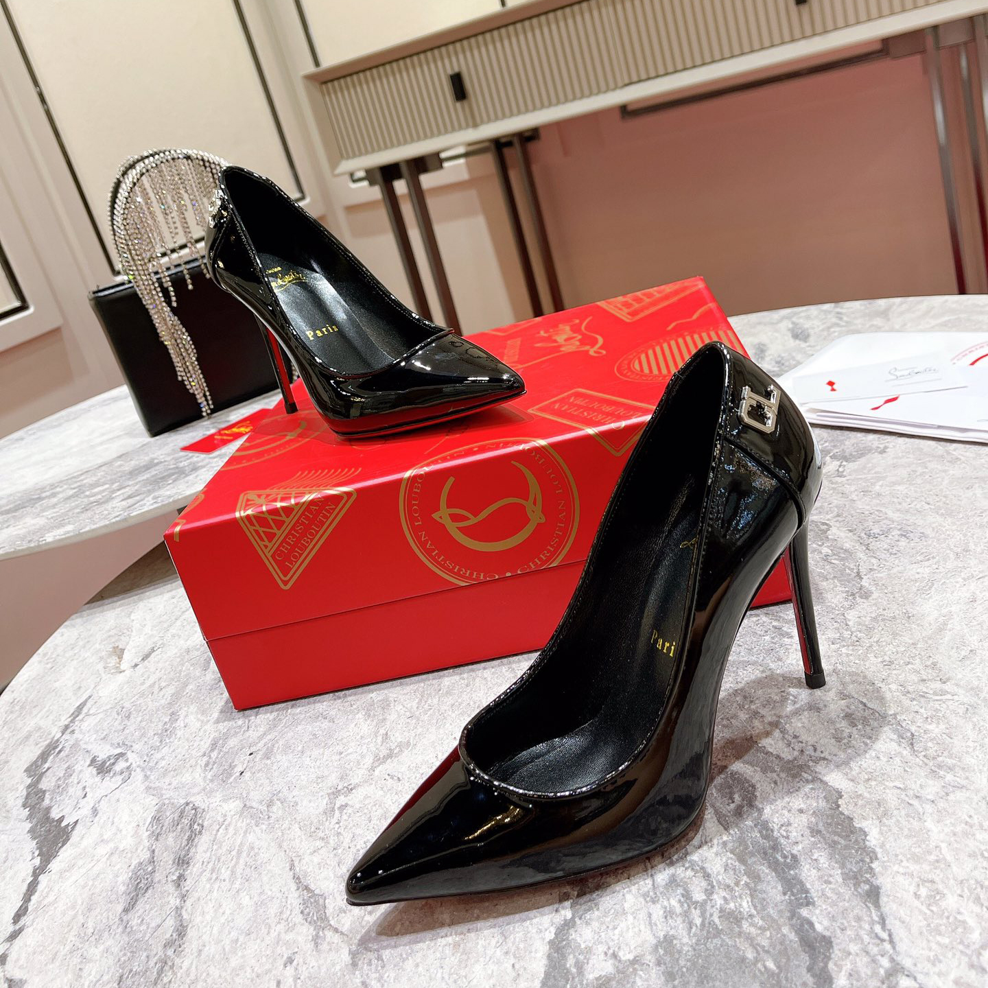 Christian Louboutin Sporty Kate Pump  85mm - DopestKickz