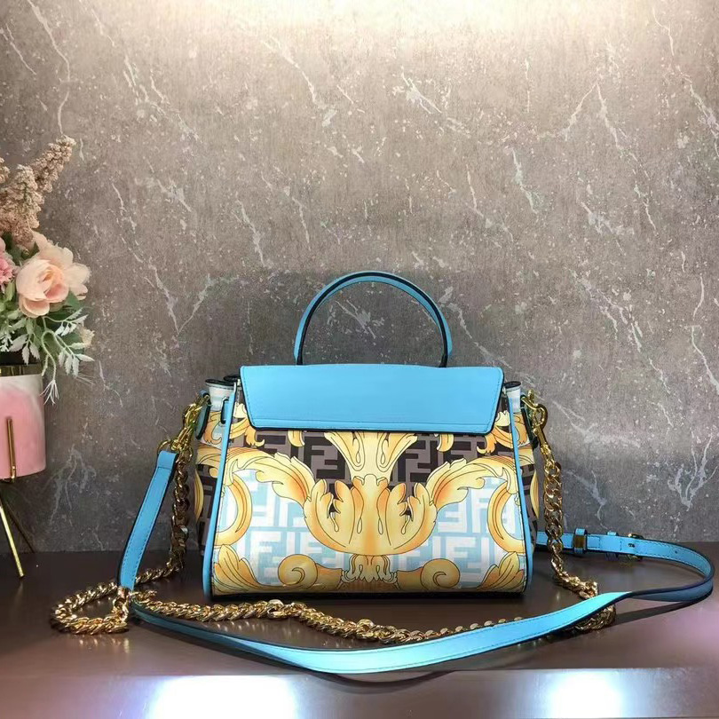 Versace Fendace La Medusa Medium Handbag(25-22-15cm) - DopestKickz