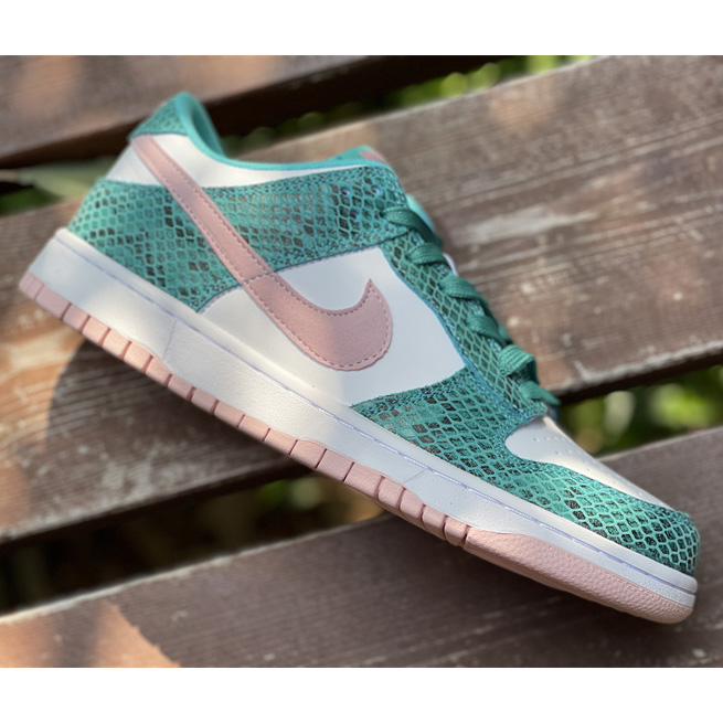 Nike Dunk SB Low ''Snake Skin'' Sneaker    DR8577-300 - DopestKickz