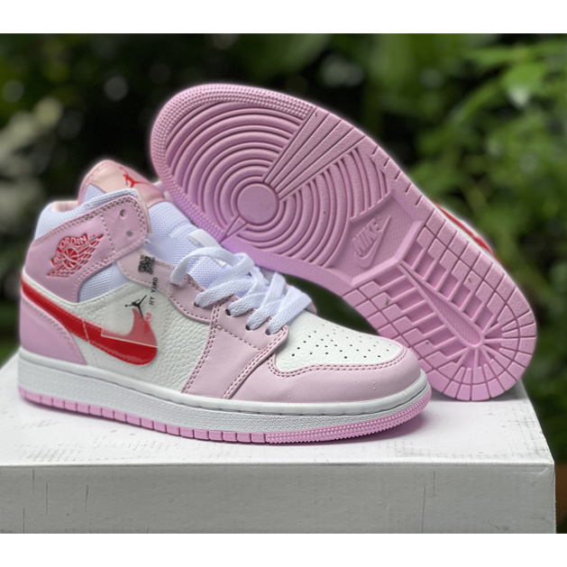 Nike Wmns Air Jordan 1 Mid"Valentine’s Day" Sneaker DR0174-500 - DopestKickz