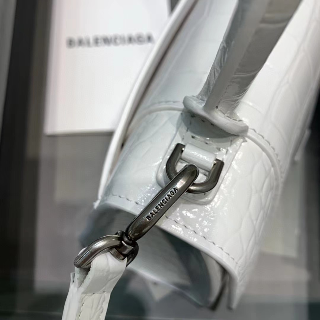 Balenciaga Hourglass Top Handle Bag (19-21-8CM) - DopestKickz