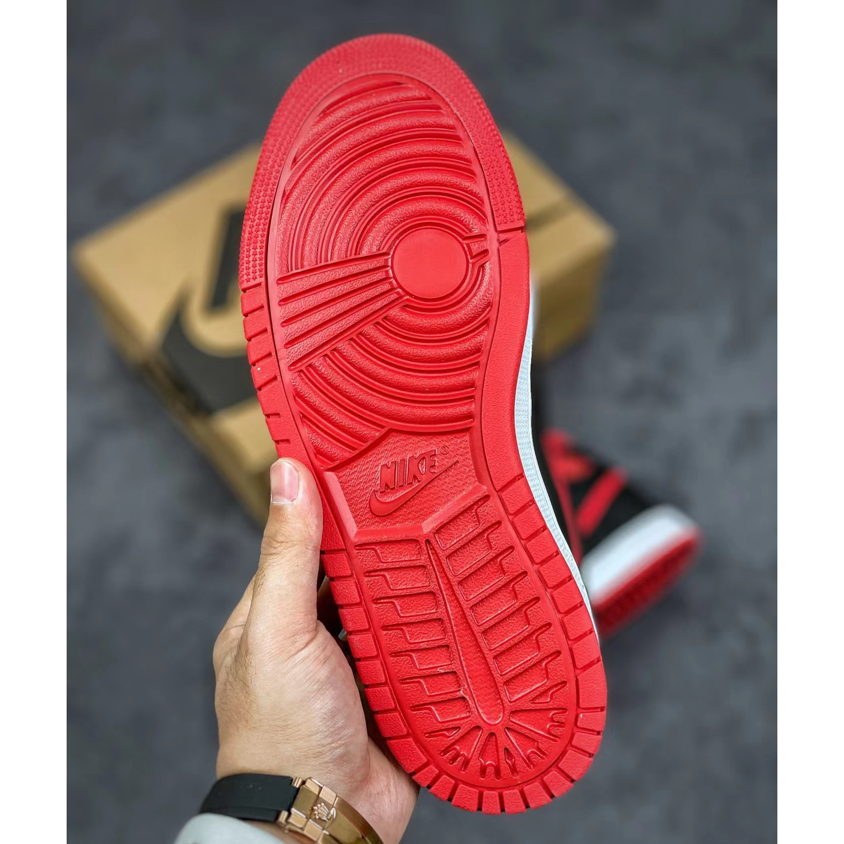 Nike Air Jordan 1 Zoom Air Cmft ''Bred'' Sneaker  CT0979-006 - DopestKickz