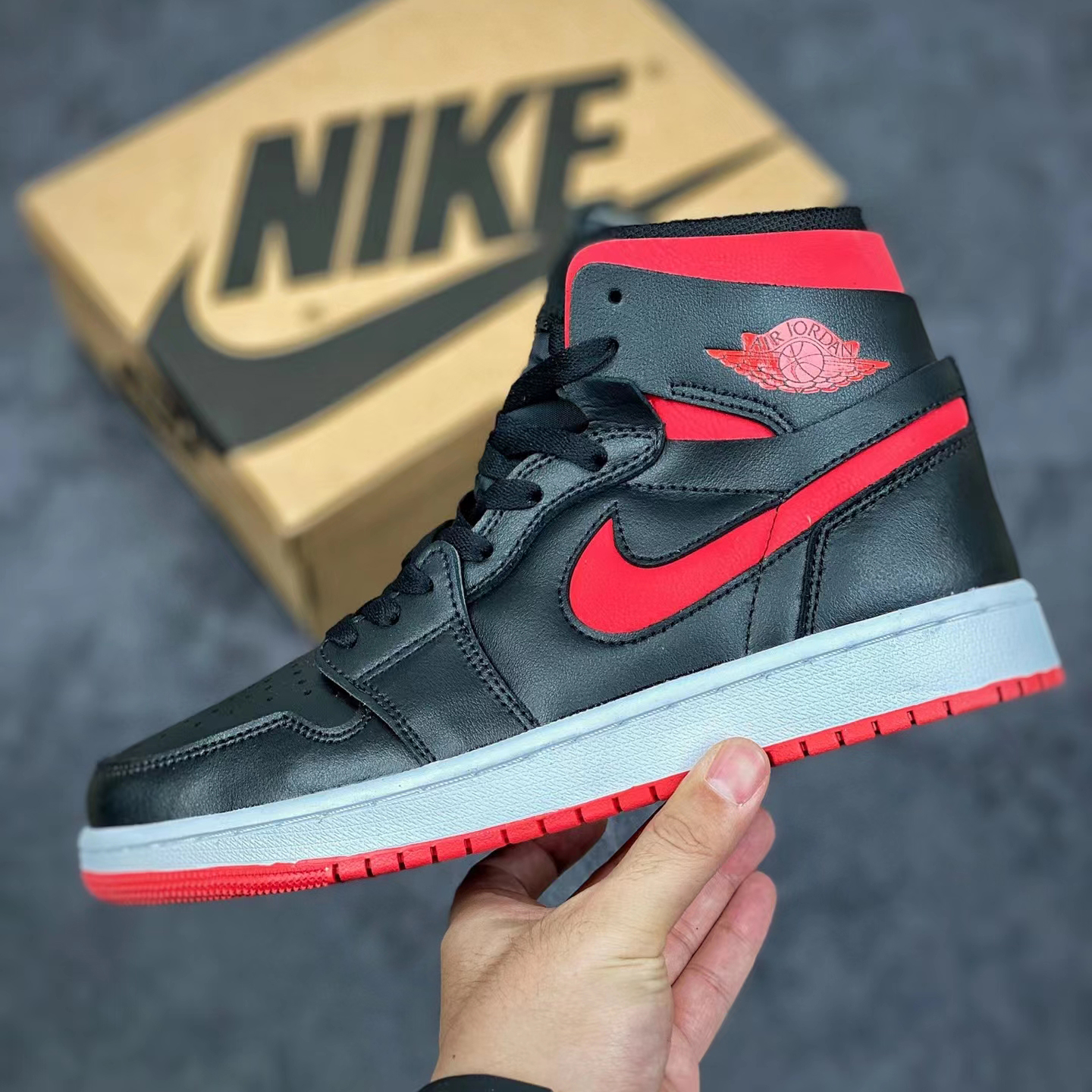 Nike Air Jordan 1 Zoom Air Cmft ''Bred'' Sneaker  CT0979-006 - DopestKickz