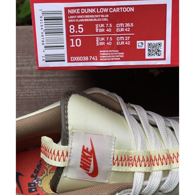 Nike Dunk Low “Cartoon” Sneaker   DX6038-741 - DopestKickz