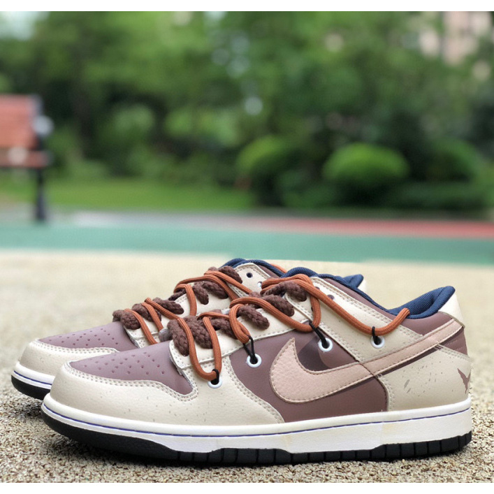 Nike SB Dunk Low Lot"Beige/Brown/Black Sneaker  DH9765-300 - DopestKickz