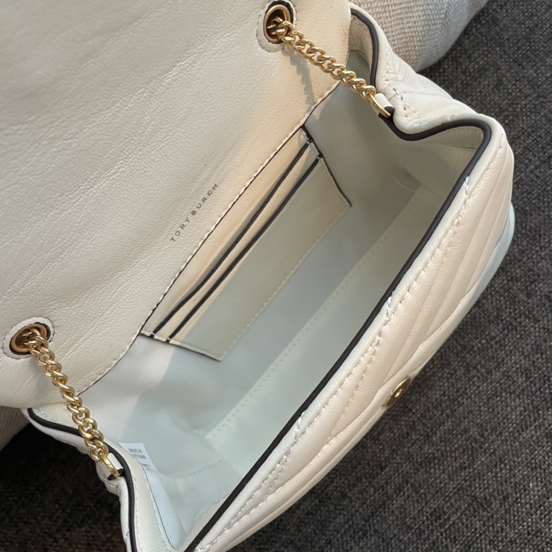 ToryBurch Kira Chevron Convertible Shoulder Bag(18-12.5-5.5cm)  TB316M - DopestKickz