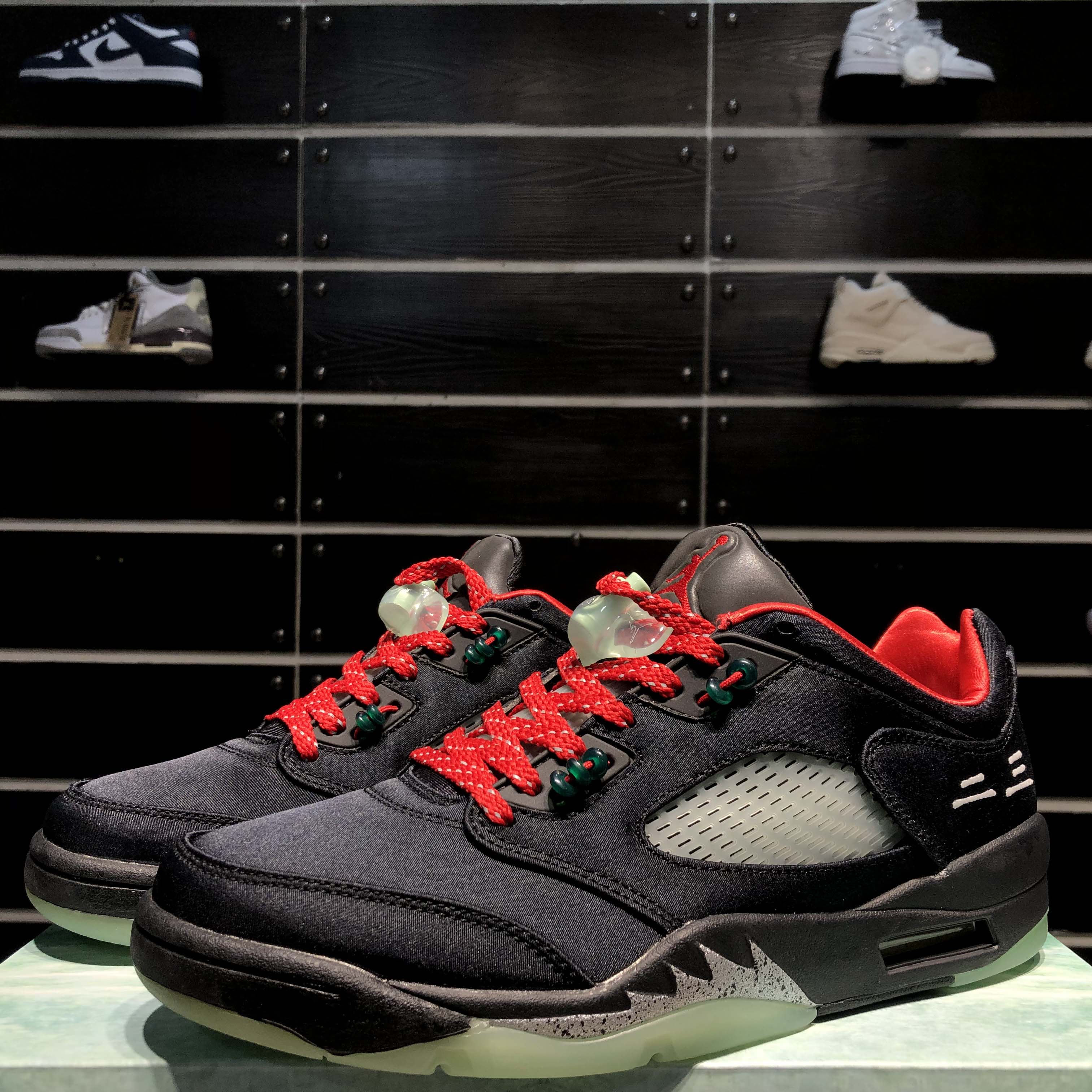 Clot x Air Jordan AJ5 Retro Low"CNY" Sneaker  DM4640-036 - DopestKickz