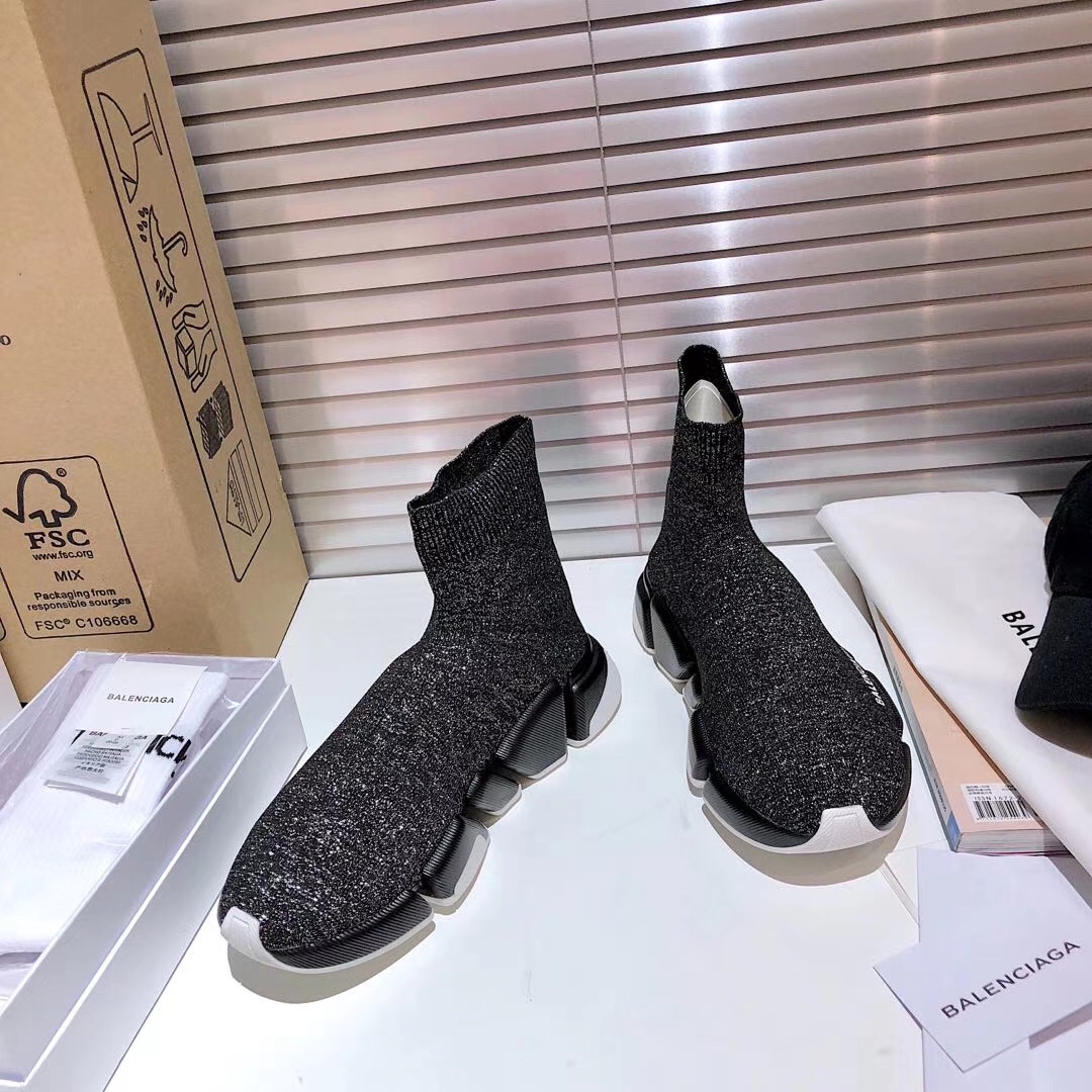 Balenciaga  Speed 2.0 Recycled Knit Sneaker  - DopestKickz