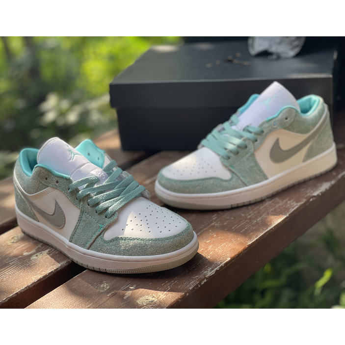 Air Jordan 1 Low ''New Emerald'' Sneaker  DN3705 301 - DopestKickz