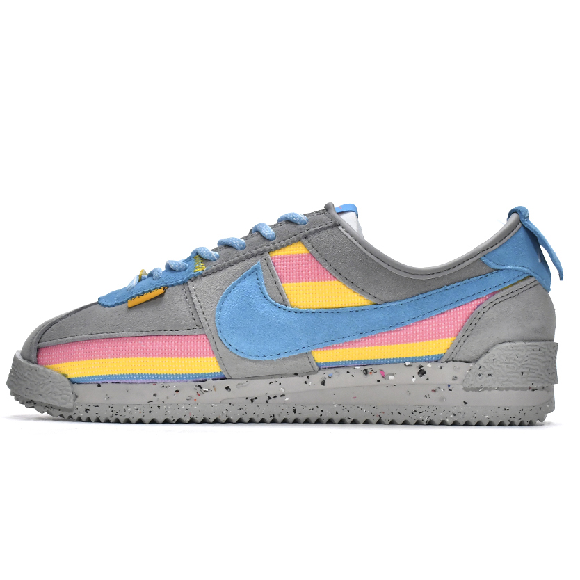  Union LA x Nike Cortez Blue Pink Yellow Grey Sneaker   DR1413-002 - DopestKickz