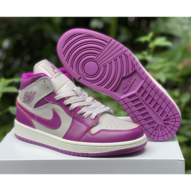 Air Jordan 1 Mid Magenta Sneaker    BQ6472-501 - DopestKickz
