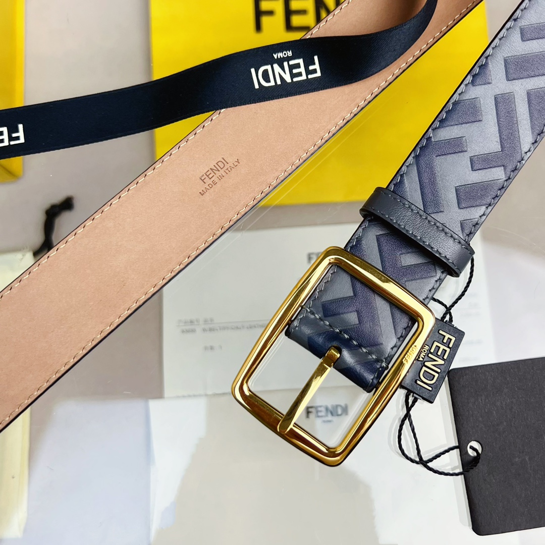 Fendi Leather Belt  - DopestKickz