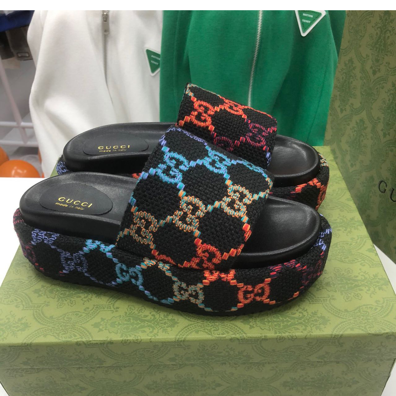 Gucci Platform Slide Sandal - DopestKickz