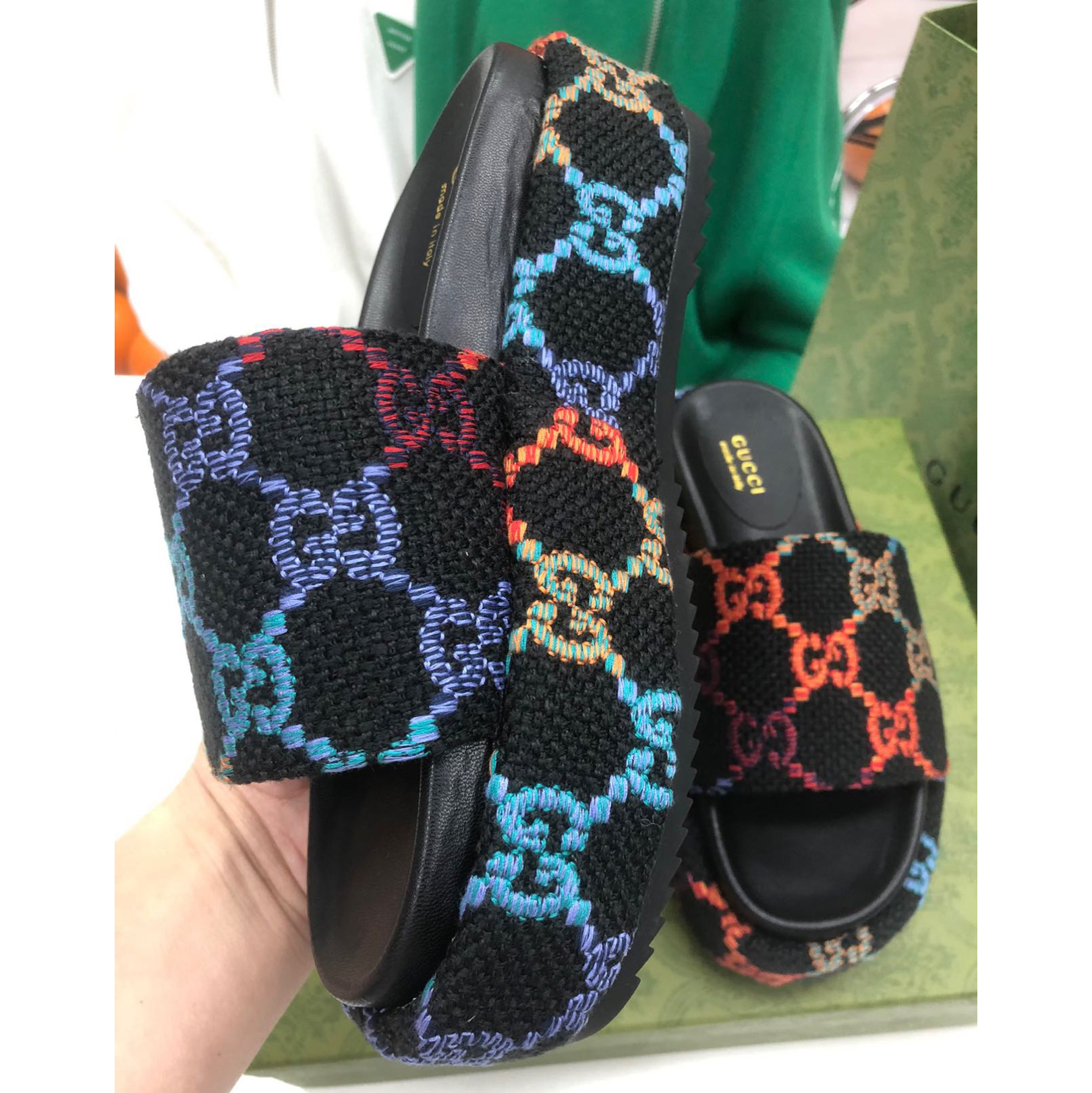 Gucci Platform Slide Sandal - DopestKickz