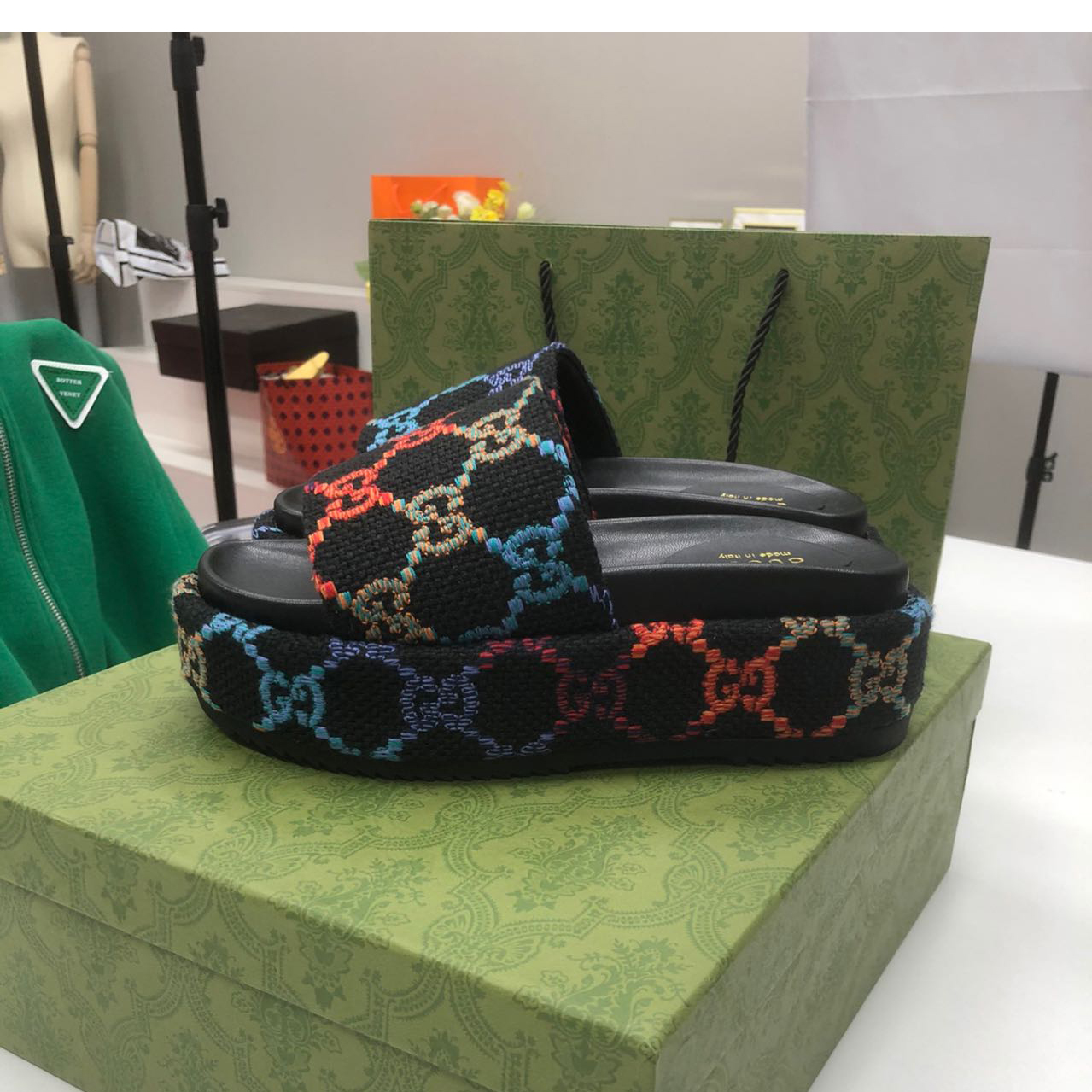 Gucci Platform Slide Sandal - DopestKickz