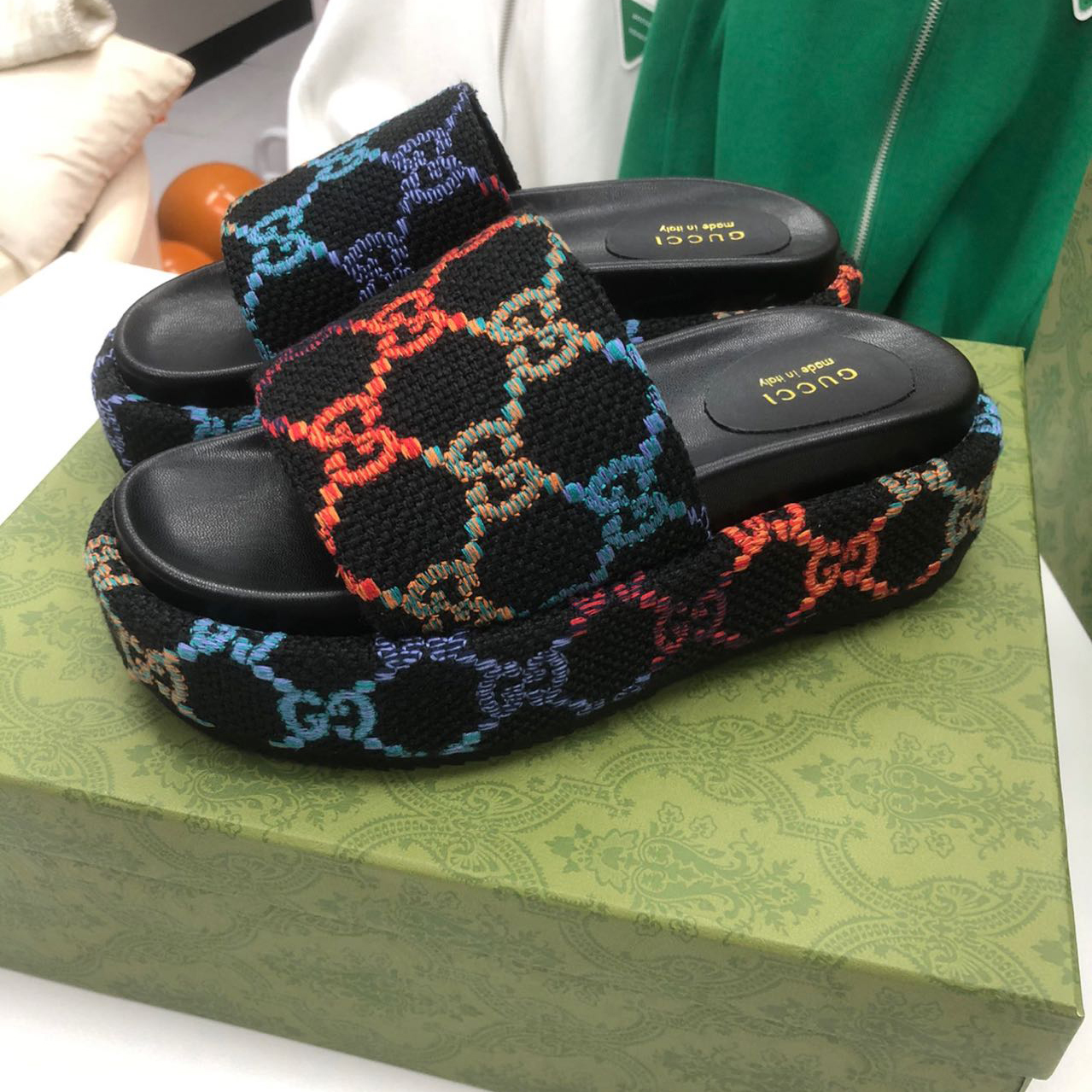 Gucci Platform Slide Sandal - DopestKickz